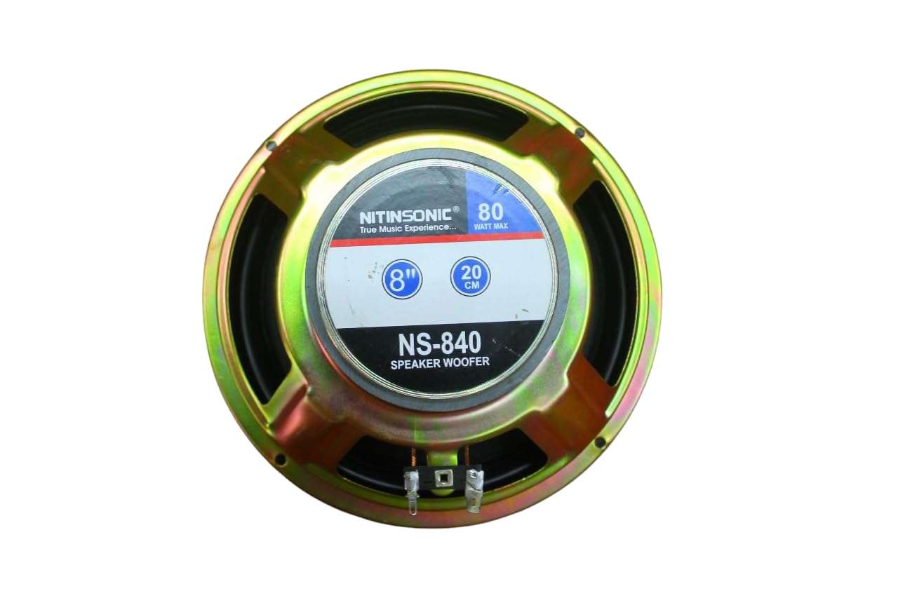 8 Inch woofer/NITINSONIC Model : NS - 840 Imported Woofer Cone | 5