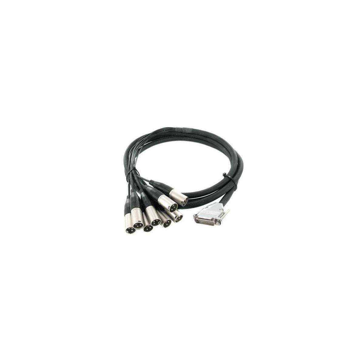Cymatic Audio Cable Splitter for uTrack24 Recorder - DB25 to 8 XLR Female Connectors, 6.6'