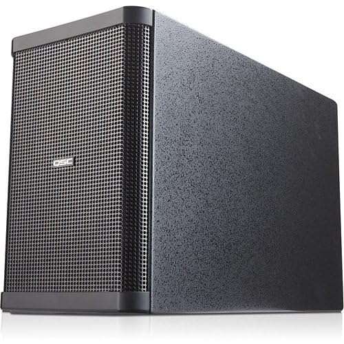 AD-S28TW-BK AcousticDesign Surface Mount Subwoofer, Black