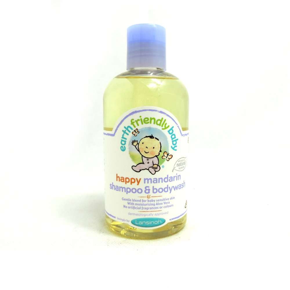 Earth Friendly Baby - Happy Mandarin Shampoo & Bodywash - 250ml (Case of 6)