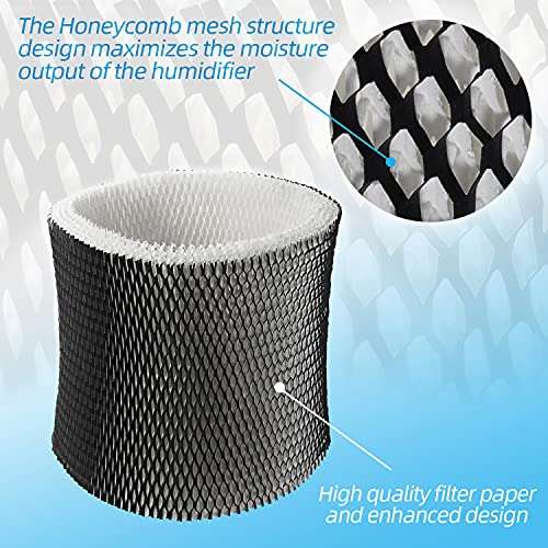 ANTOBLE 2 Pack Humidifier Wick Filter for Holmes HWF65 HWF65PDQ-U, Replaces Part # HWF65CS - Filter C 4
