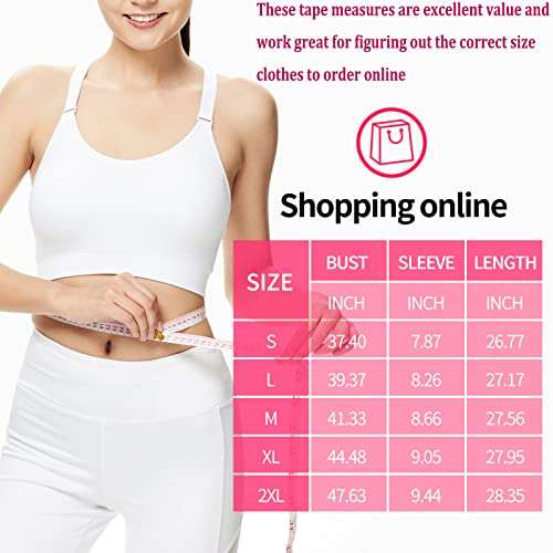 LOUHUA Tape Measures 24 Pack Measuring Tape Bulk for Body Sewing Tailor Cloth Craft Supplies Knitting Projects Measurement Double Scale 150cm/60inch 4