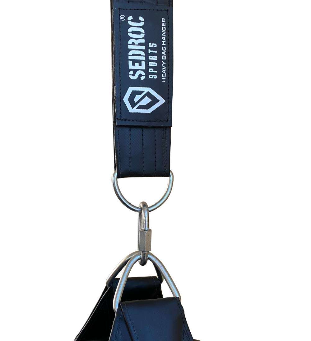 Sedroc Heavy Bag Hanger Strap Punching Bag Hanging Harness Mount for I-Beam, Ceiling Joist and Rafters 4