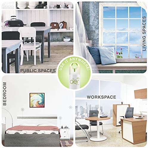 Godrej aer Spray | Room Freshener for Home & Office - Fresh Lush Green | Pack of 2 (220 ml each)| Long-Lasting Fragrance 4