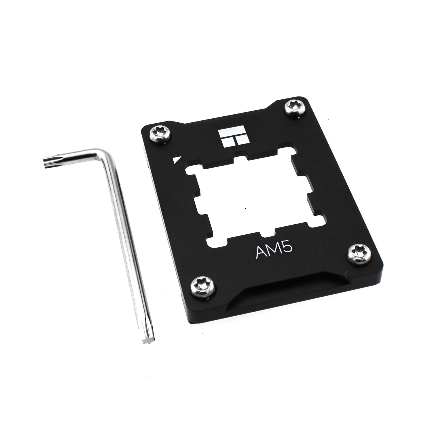 BLLNDX 1 Set CPU Cooler Mounting Buckle AM5 Anti Bend Contact Frame Motherboard Slot Security Fixing Frame Corrective Anti Bend Fixing Frame CPU Cooler Standard Black 4