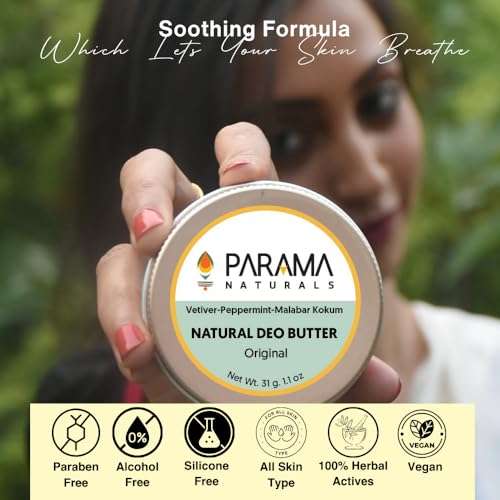 Parama Naturals Natural Deo Butter 31g |aluminium free deodorant| for sensitive skin| all day long odor protection| for women and men| 2