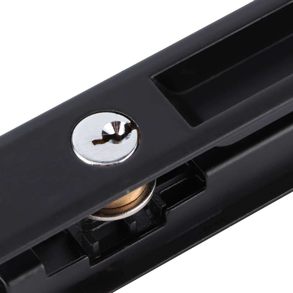 Door Lock Latch, House Door Locks Durable Sliding Door Lock, for Window Mobile Glass Doors Mobile Doors Sliding Glass Doors 5