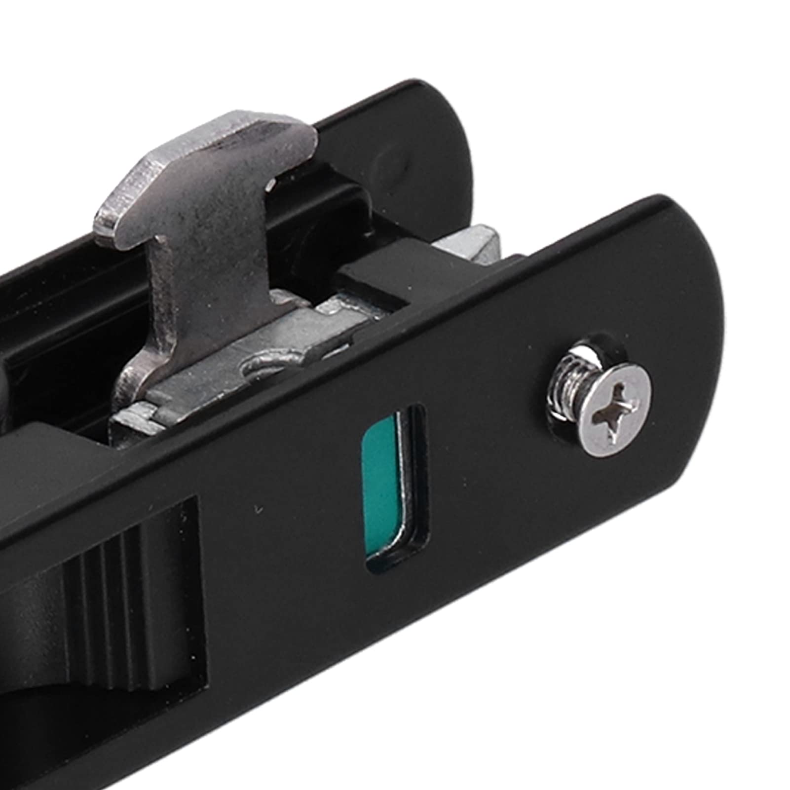 Sliding Door Lock Black Copper Zinc Alloy Lock Furniture Hardware,Sliding Door Lock with Key, for Balcony Door,for 27‑29mm Thick Sliding Doors and Window, barn Door Lock Pocket Door Lock Sliding 6