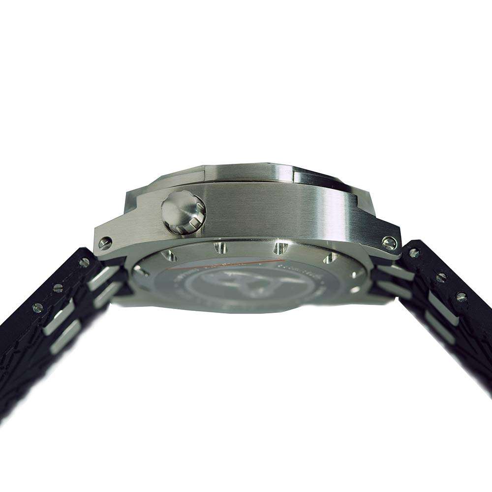 Pantor Seal Dive Watch 500m Pro Diver Watches for Men with Helium Valve Sapphire Crystal and Rotating Bezel Rubber Strap Diving Watch 4