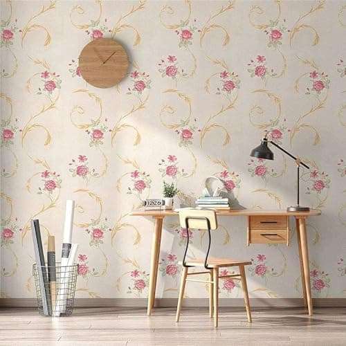 ROSASTELLA Self Adhesive Decorative Peel Stick Waterproof Wallpaper Wall Decor Removable Wall Paper for Living Room Hall Decoration PVC Vinyl DIY Contact Paper 45x304cm 3
