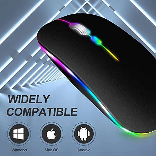 KLO Bluetooth Mouse for MacBook/MacBook air/Pro/iPad, Wireless Mouse for Laptop/Notebook/pc/iPad/Chromebook (Gold) 3