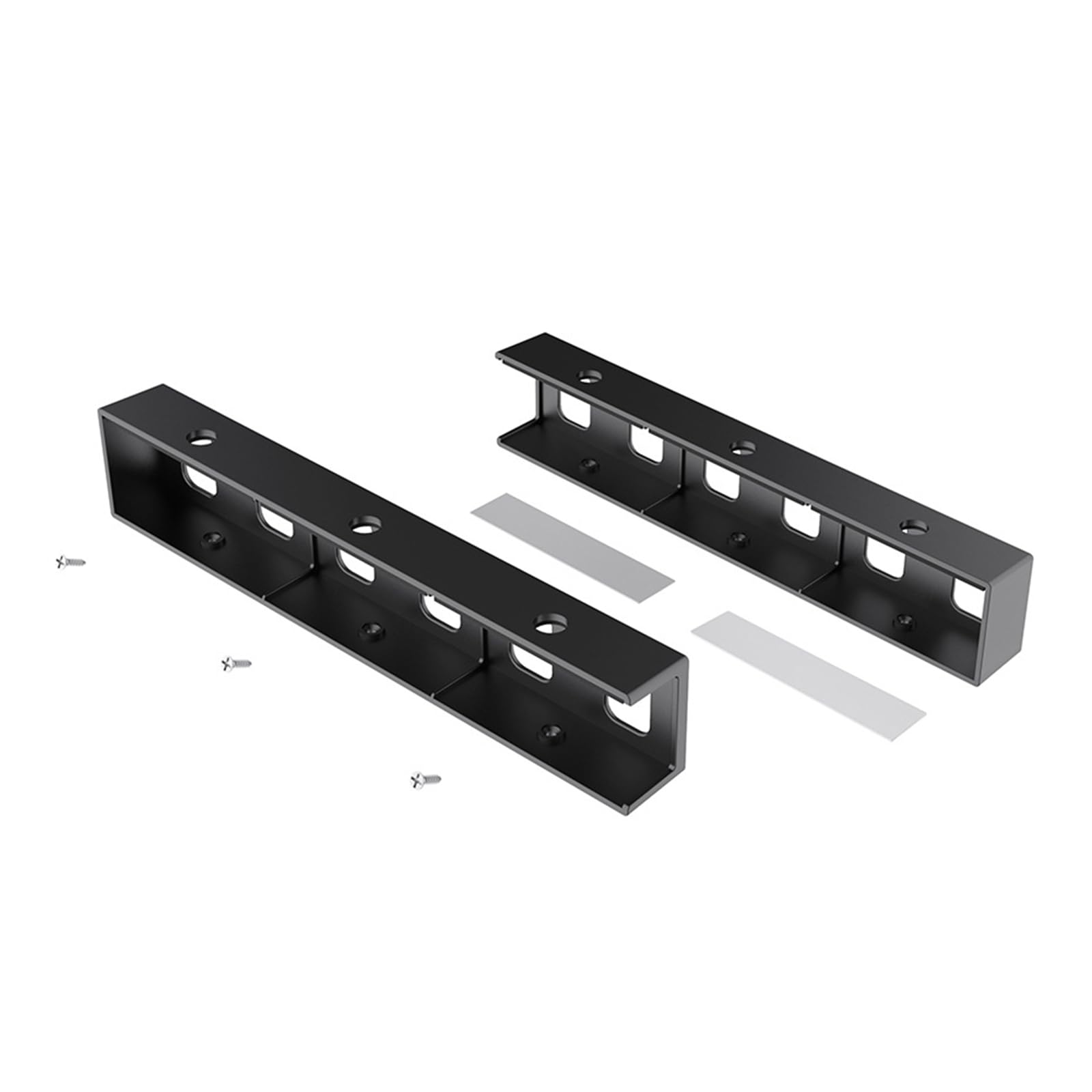 JINPIAOPIAO Under Desk Laptop Mount Space Saving Organizers Antislip Silicone Pad for Secure Storage and Workspaces Optimization 1