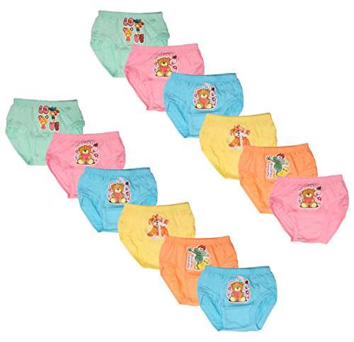 LUXCY Unisex Animal Print Thermal Bottom (Pack of 12)(MRBBIPRJBKIDDO(Pack of 12)(3-4) 12_Multicolor_70) Multicolour 1