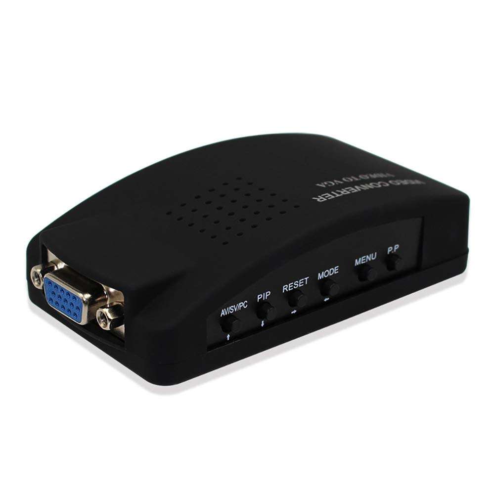 Yosoo CCTV BNC Camera Composite S-Video to VGA Converter Adapter in to PC VGA LCD Out 1