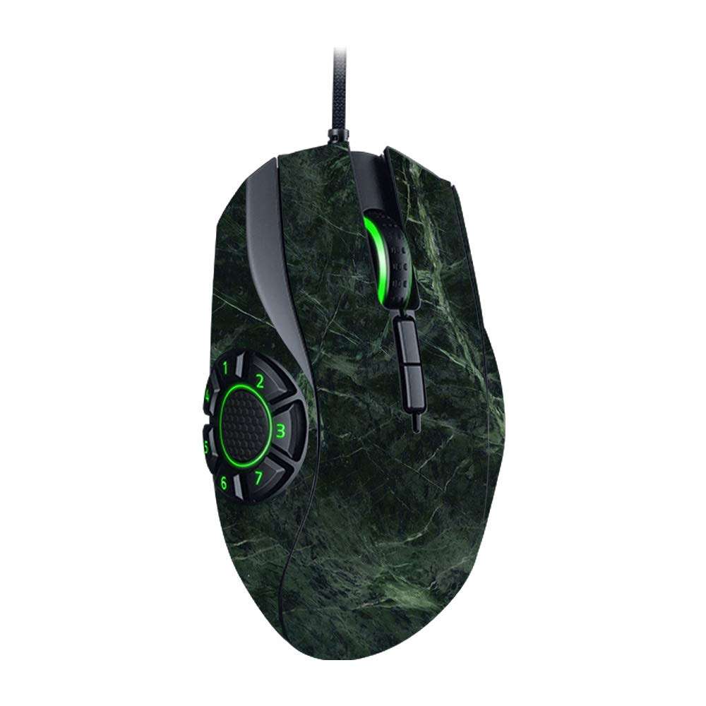 MightySkins Skin Compatible with Razer Naga Hex V2 Gaming Mouse - Green Marble | Protective, Durable, and Unique Vinyl Decal wrap Cover | Easy to Apply, Remove, and Change Styles | Made in The USA 1