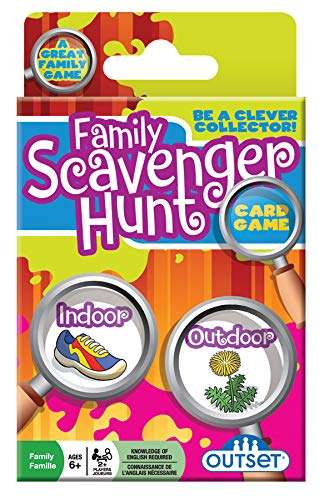 Outset Media Family Scavenger Hunt Card Game Travel Friendly Indoor and Outdoor Family Scavenger Hunt - Ages 6+ 2