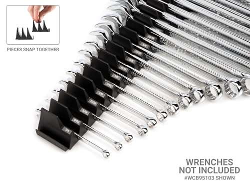 TEKTON 40-Tool Modular Wrench Organizer Set (Black) | OTM92140 | Made in USA 2