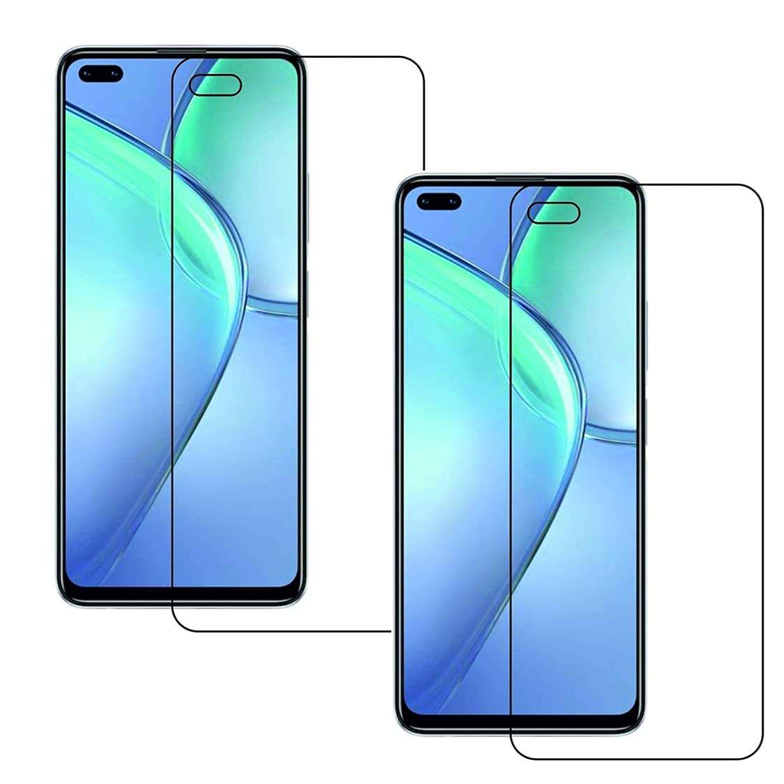 DVTECH? (Pack of 02) 9H Ceramic Matte Flexible Unbreakable Scratch resistance Screen protector for Infinix Note 8 (Not a Tempered glass)