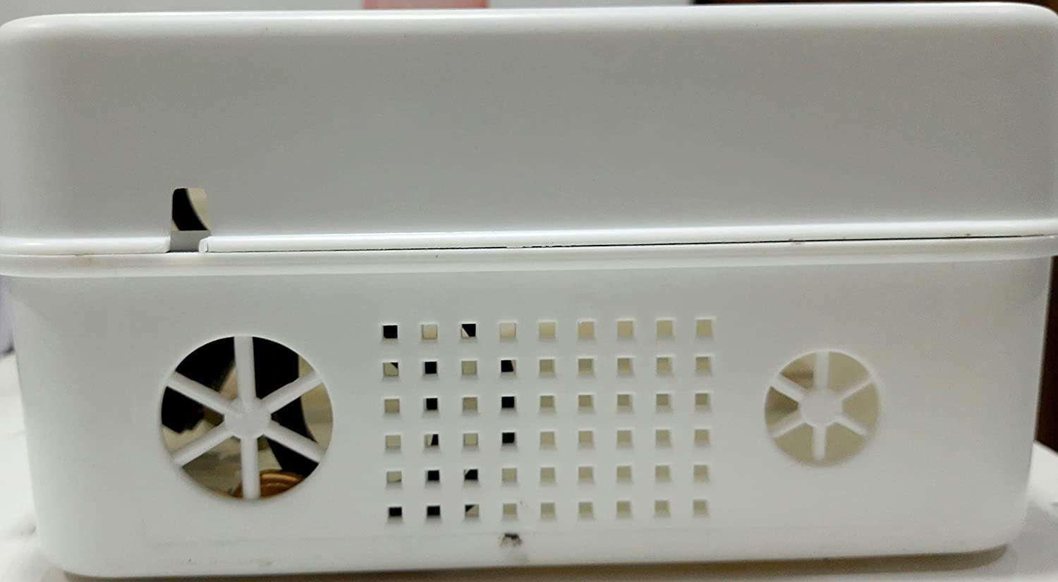 Jenix Big Size PVC DVR/Server/Network Cabinet Box/Rack for CCTV DVR/NVR/POE Switch with Power Socket Ideal for 4/8 Channel CCTV System for Both Indoor and Outdoor Purpose, Size 17X15X6 Inch 3