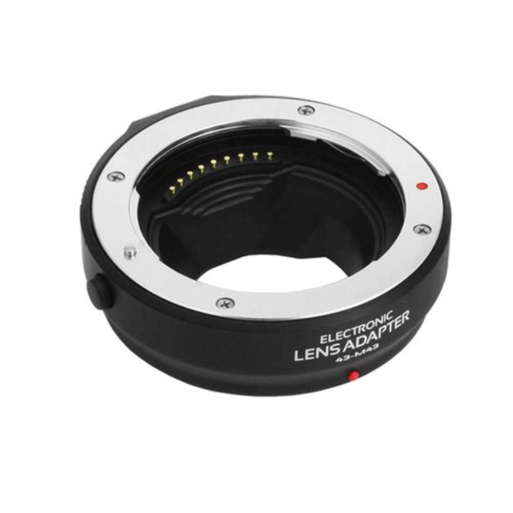FocusFoto Electronic AF Auto Focus Adapter Ring for Four Thirds 4/3 Lens to Olympus Pen and Panasonic Lumix Micro Four Thirds (MFT, M4/3) Mount Mirrorless Camera Body as DMW-MA1 MMF-1 MMF-2 MMF-3 1