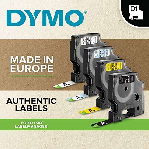 Dymo S0720530 White Tape Black Print, 1 Roll Per Carton, Priced Per Roll 3