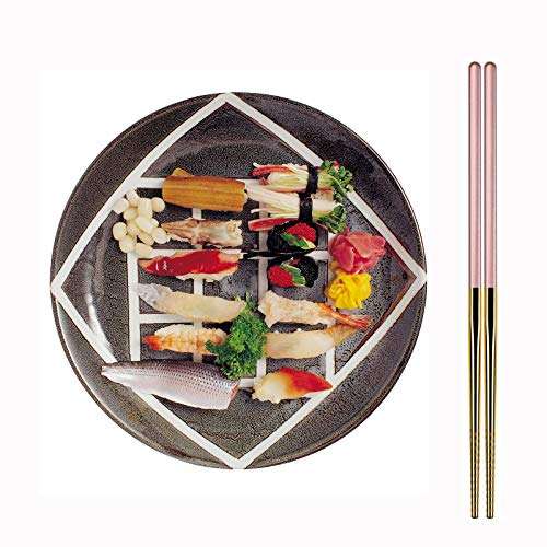Stainless Steel Chopsticks,Reusable Black Chopsticks 304 Stainless Steel Chopsticks Lightweight Metal chopsticks 5 Pairs Chopsticks Dishwasher Safe (MixSliver) 2