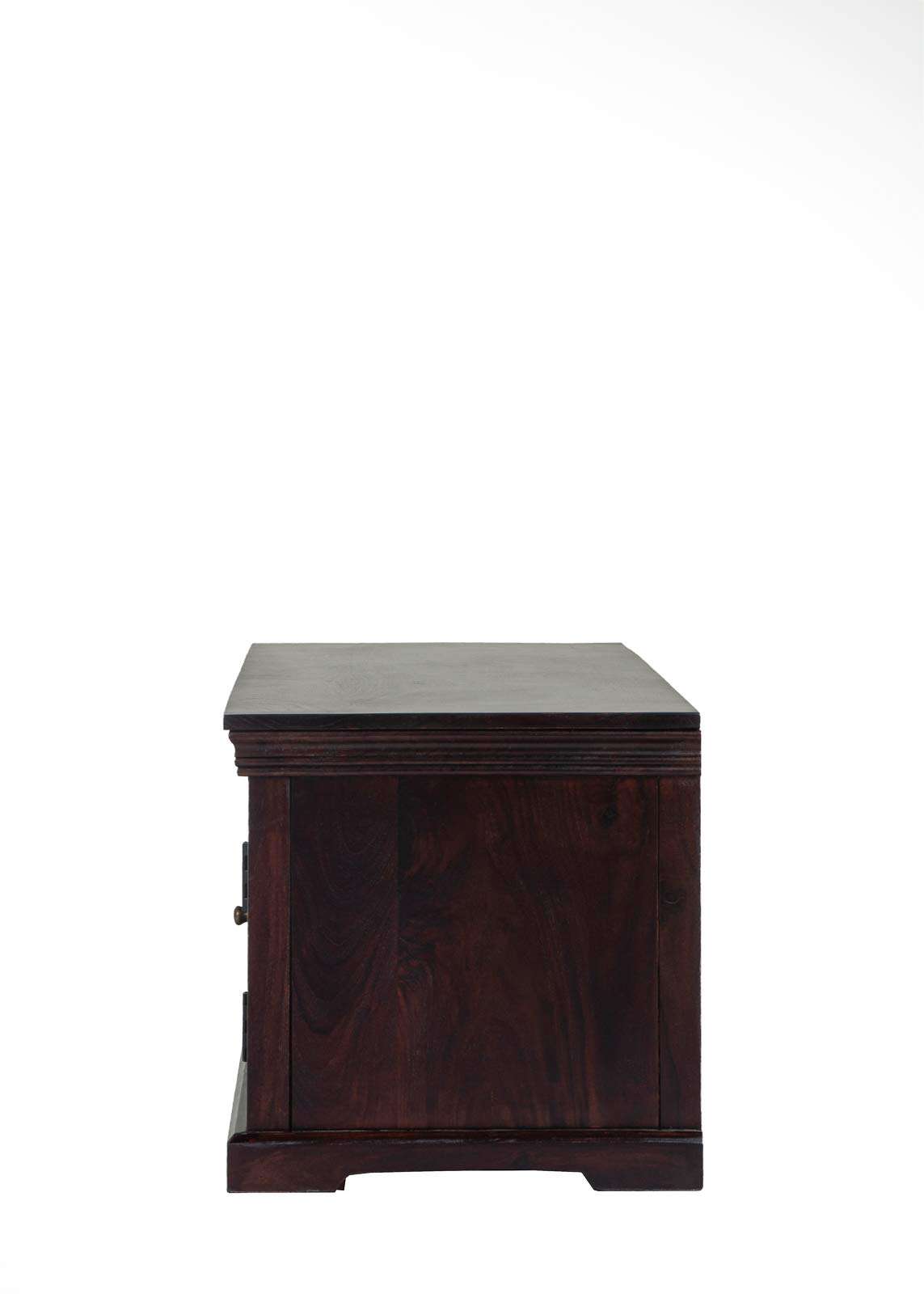 Fabindia Old World Entertainment Cabinet, Brown, 148cm x 45cm x 45cm (10656697) 4