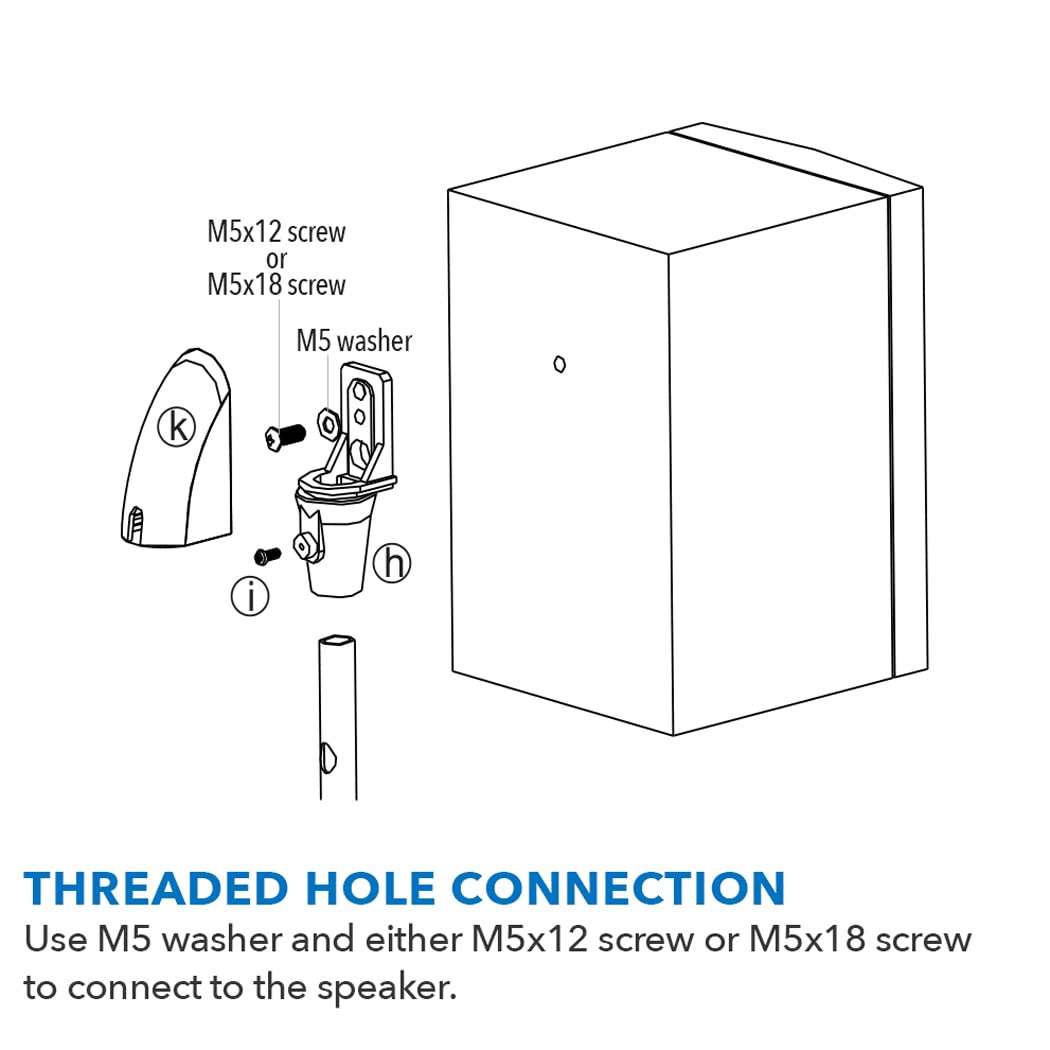 Mount-It! Speaker Stands for Surround Sound and Home Theater Speakers, Floor-Standing Height Adjustable Mounts, Two Pairs, 10 Lb Capacity, Silver 6