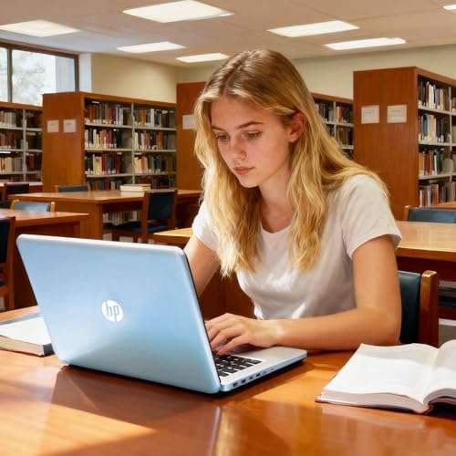 HP Ultrabook Laptop with Office 365 & Copilot AI • Intel 4-Core CPU • 1.1TB Storage (1TB OneDrive and 128GB SSD) • 8GB RAM • Windows 11 w/o Earbuds 3