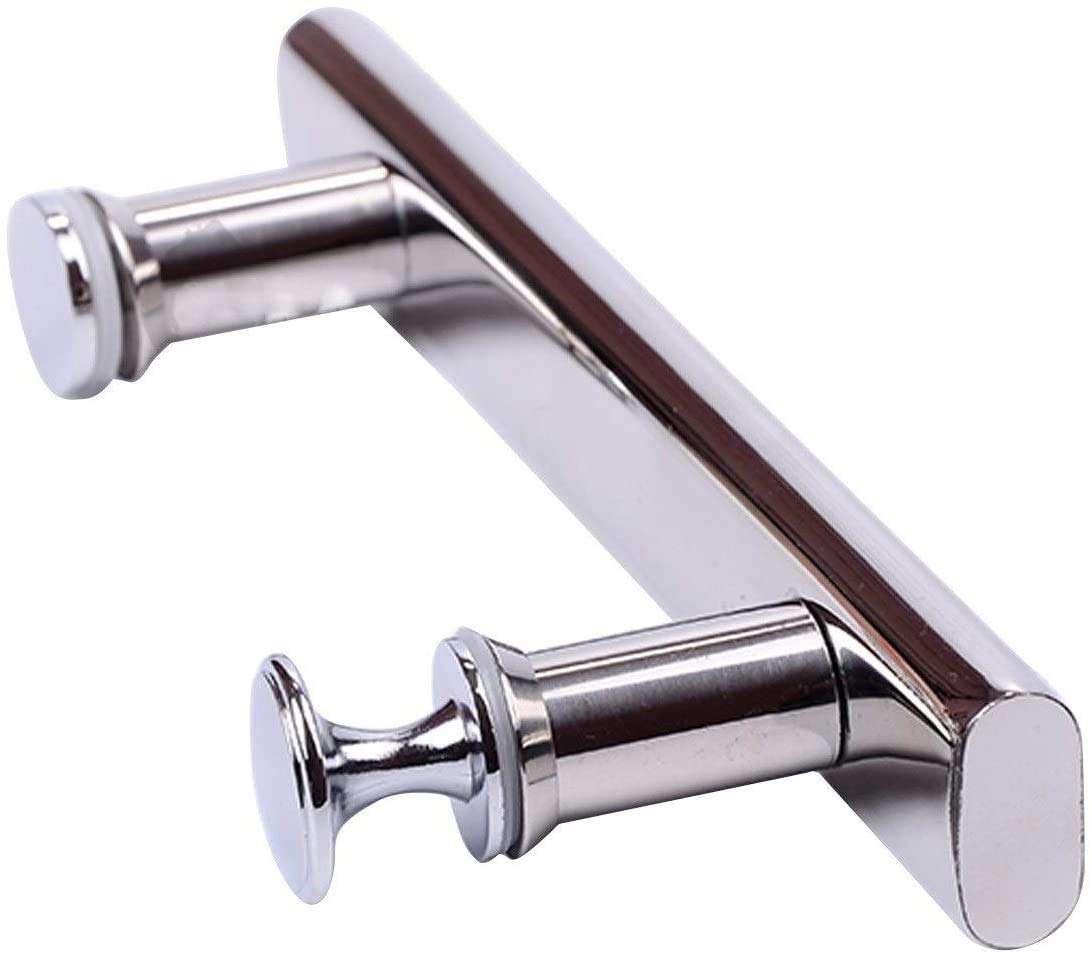 Dpprdl Replacement Shower Door Handles for Bathroom Glass Door, 304 Stainless Steel Door Pull Push Handle Sets, Hole Cent 4