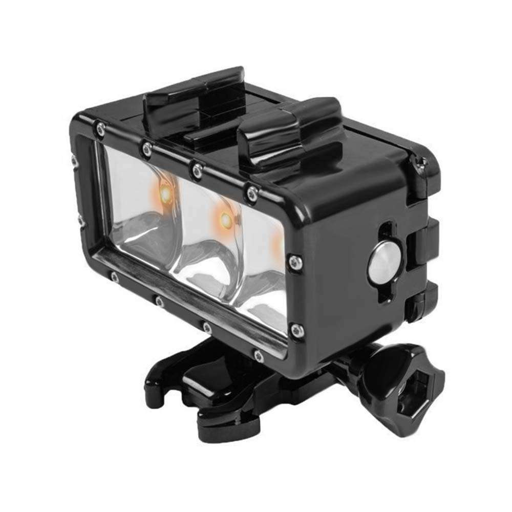 iEago RC Hero 9 Flash Diving Light High Power Underwater Waterproof LED Light Fill Light with 2 Chargeable Battery for DJI OSMO Action/GoPro Hero 8/7 /6/ SJCAM etc Action Cameras 5