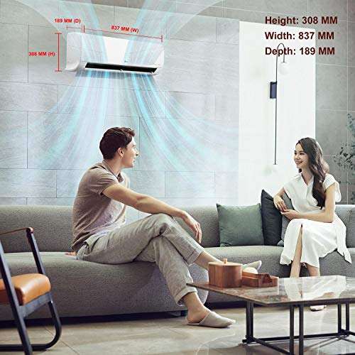 LG 1.5 Ton 3 Star with UV Nano Inverter Split AC (Copper, Convertible 5-in-1, HD Filter with Anti Virus protection, 2021 Model, MS-Q18UVXA, White) 2