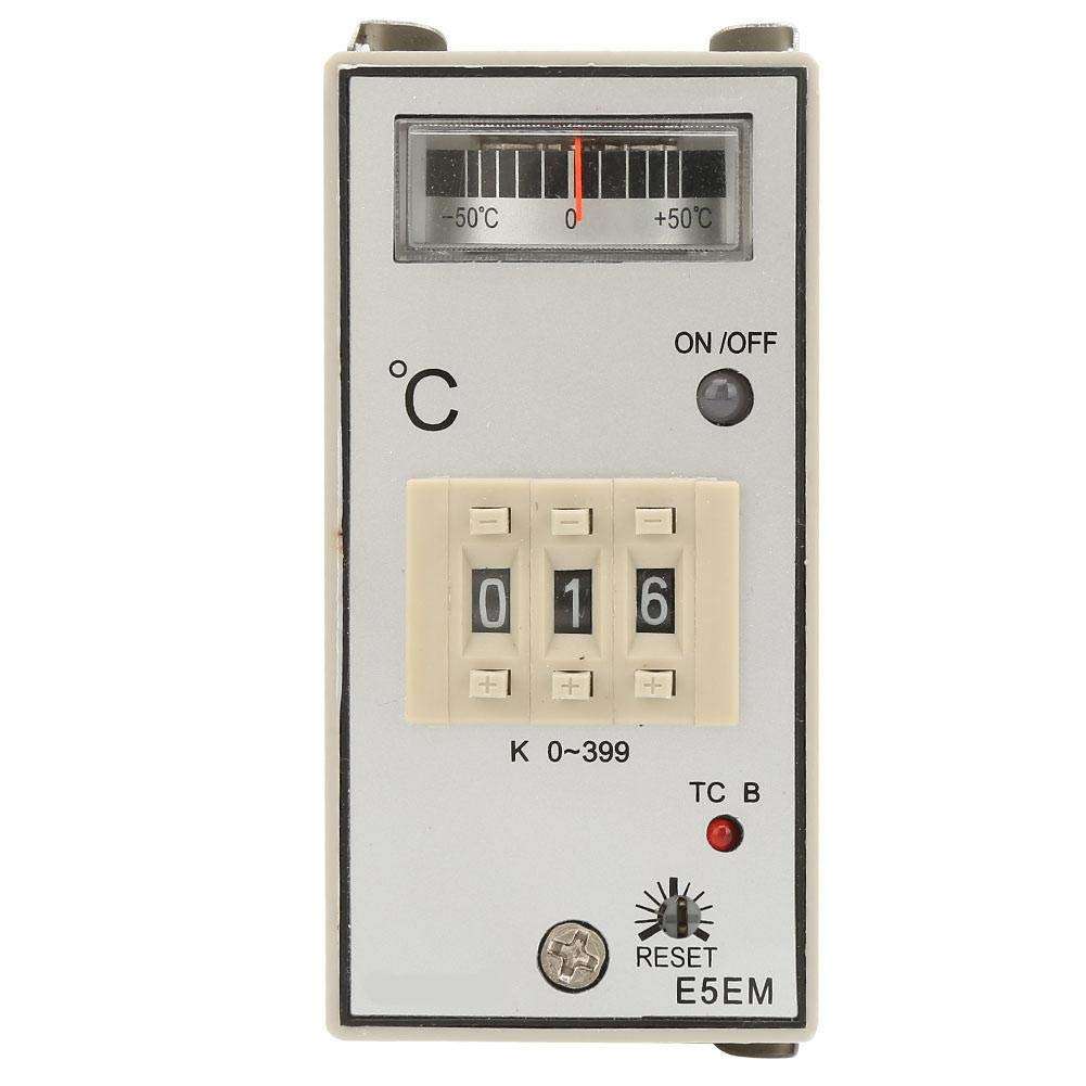 Digital Thermostat, AC 200-220V / 360-380V 0-399 ℃, Temperature Controller, Relay Contact Output, Type K, for Ovens, Photovoltaic Solar Equipment, Heat Treatment of Metals 3