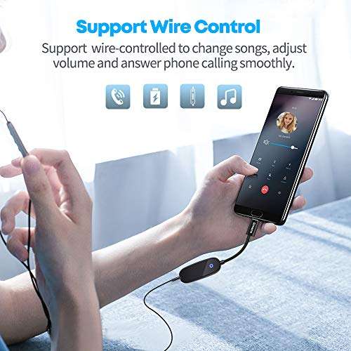 USB C to 3.5mm Headphone and Charger Adapter, Gimama 2-in-1 USB C to Audio Adapter, PD Fast Charging, Hi-Res Sound, Compatible with iPad Pro 2018/2020, Google Pixel 2/3/XL, Galaxy Note10/S20/A60/80/8S 4