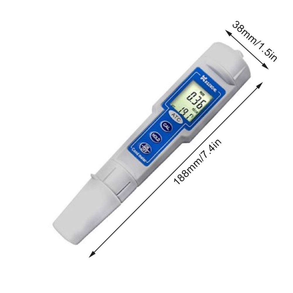 ZUQIEE PH Meter Pen Conductivity Waterproof Meter Water Hardness Tester Tap Water TDS Water Quality Test Pen Portable EC Instrument CT3030 Tools 2