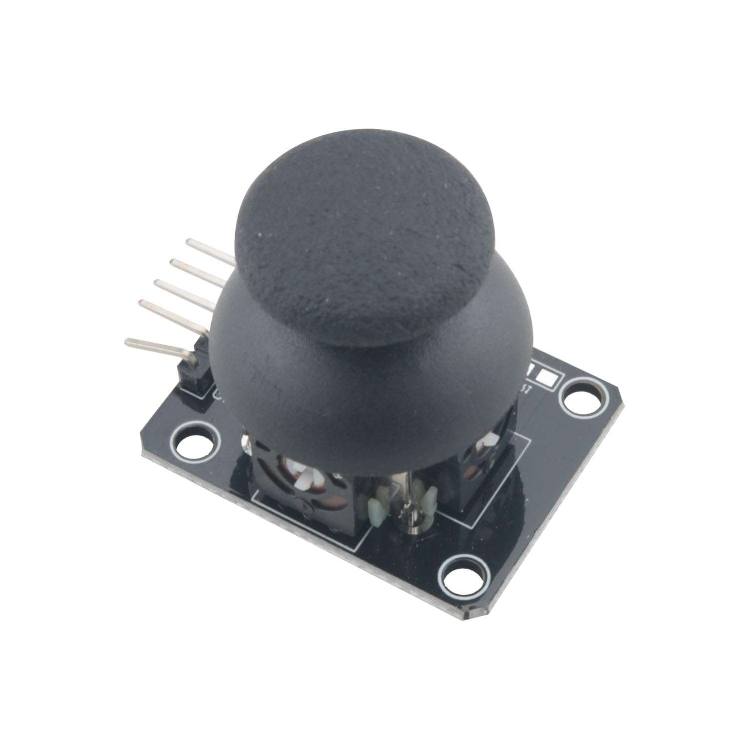 WELWIK 5PCS Black Dual Axis Joystick Module Game Controller Sensor Board Module Electronics Computer Accessories 6