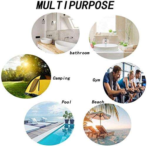 Vdsrup Winter Holiday Snowflakes Hand Towels Funny Snowman Christmas Xmas Bath Kitchen Towels Absorbent Soft Multipurpose Towels for Bathroom,Hotel,Gym and Spa,30 X 15 Inch 4