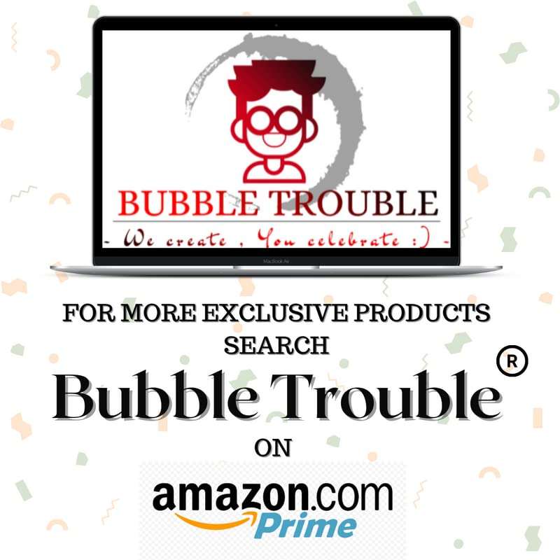 Bubble Trouble Happy Birthday Decoration Kit Pack of 47 Combo with 1 Pc Blue Birthday Banner, 1 Pc Glue Dot , 40 pc Blue Silver balloons for Kids Birthday Decoration Items 4