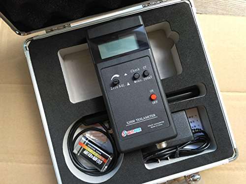 TOPCHANCES Digital Gauss Meter Handheld Portable Tesla Meter Fluxmeter Surface Magnetic Field Tester 1