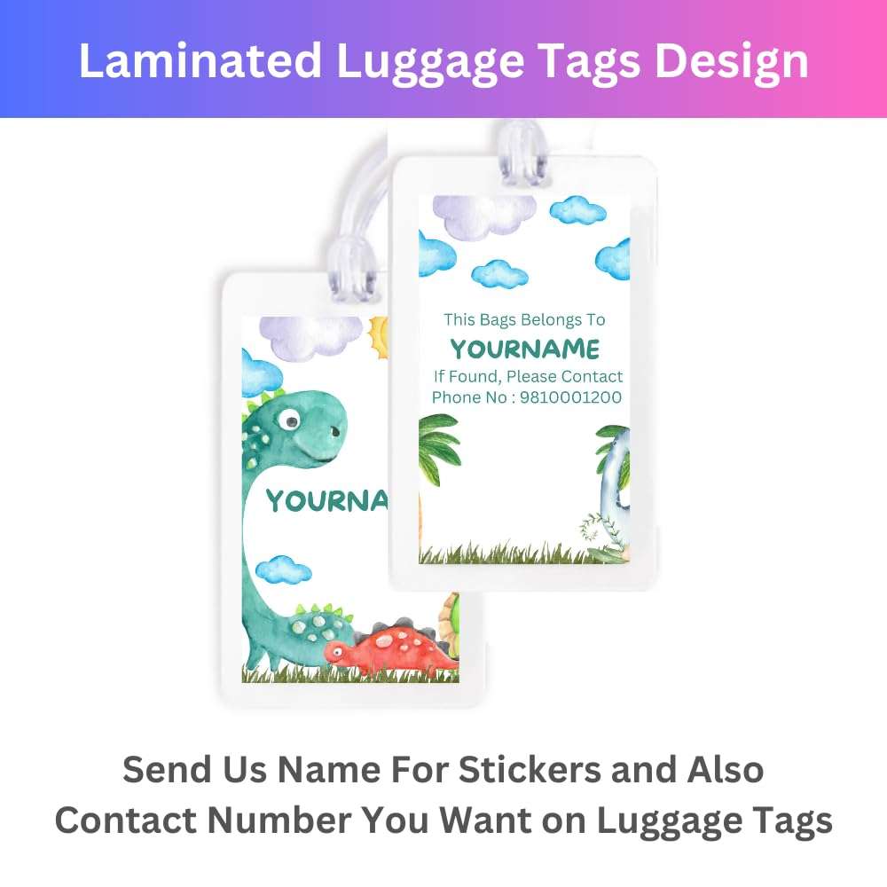 Yellow Nuts Personalized Name Stickers Kids Waterproof Water Bottle Lunch Box 72 Pcs School Bag Lugagge Tag Labels Notebooks Laptop Journals 4