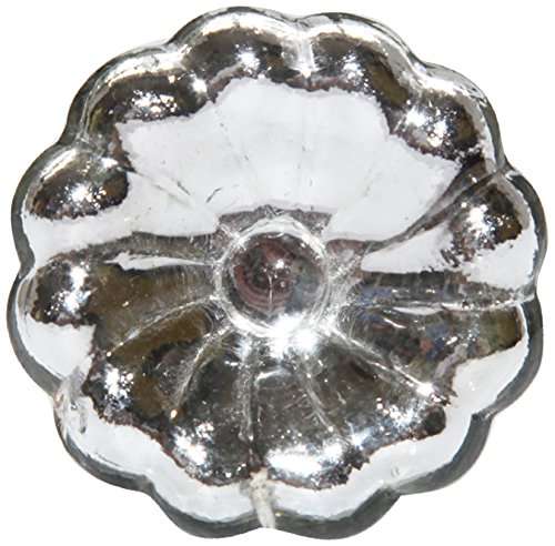 Bombay Duck SBA380X Deco Mercury Door Knob - Silver (6 Units) 1