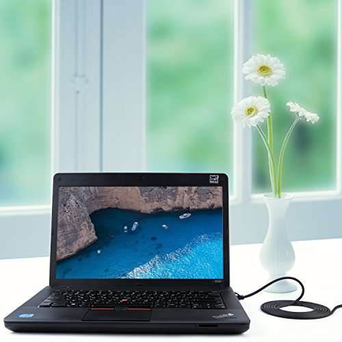 CableCreation 10 FT Ultra Slim RJ45 Cat7 Ethernet Patch Cable, 50U” Gold Plated SSTP Network Cable up to 10 Gigabit Band Width 500MHZ Low Profile Plug 3M Black 6