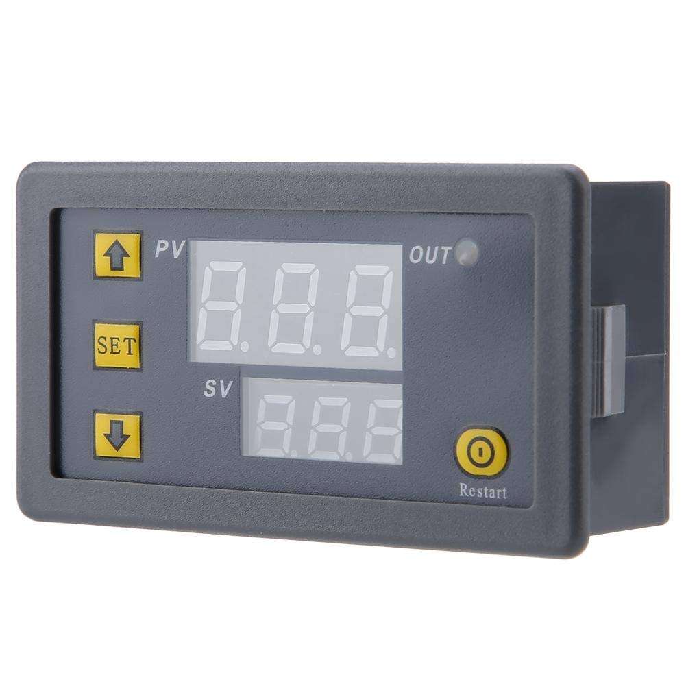 Lovely Summer Digital Thermostat Temperature Alarm Controller Sensor,W3230 DC 12V 24V 220V LED Digital Temperature Controller Thermostat Switch Sensor Meter(DC 12V) 4
