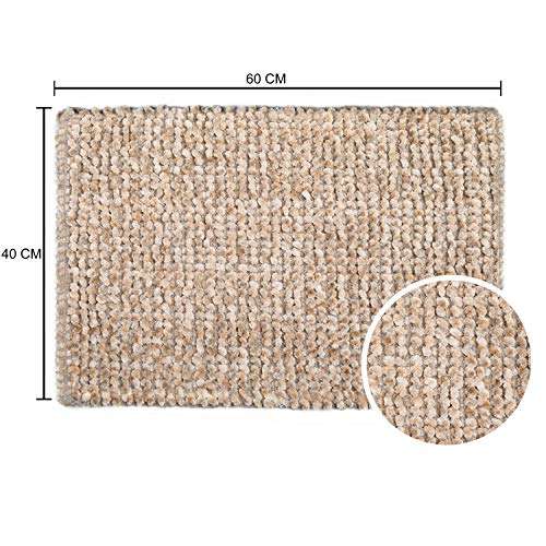 Aasmi Shaggy Microfiber Super Soft Modern , Absorbent Doormats ,Rug for Home & Office Set of 3 4