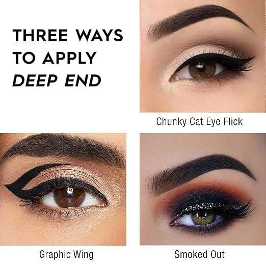 CVB C75 Intense HD Kajal Eyeliner | Bold Black, Waterproof & Smudge-Proof Eye Pencil for Long-Lasting Definition, 1.2g 4