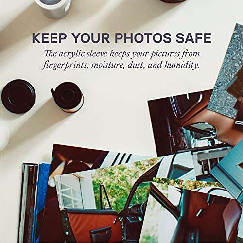 Jot & Mark 4x6 Photo Sleeves (200 Count) - Crystal Clear Archival Plastic Sleeves with Self Adhesive Resealable Flap - Picture Protector 4