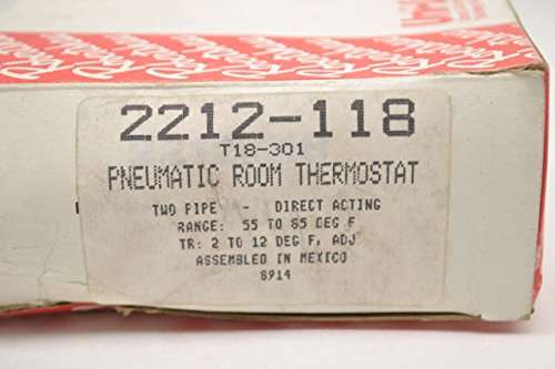 NEW ROBERTSHAW 2212-118 ROOM THERMOSTAT 55-85F TEMPERATURE CONTROLLER B480973 3