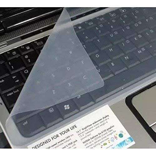 MAPPERZ Universal Silicone Keyboard Protector Skin Laptop Keyboard Skin (15.6" Keyguard)