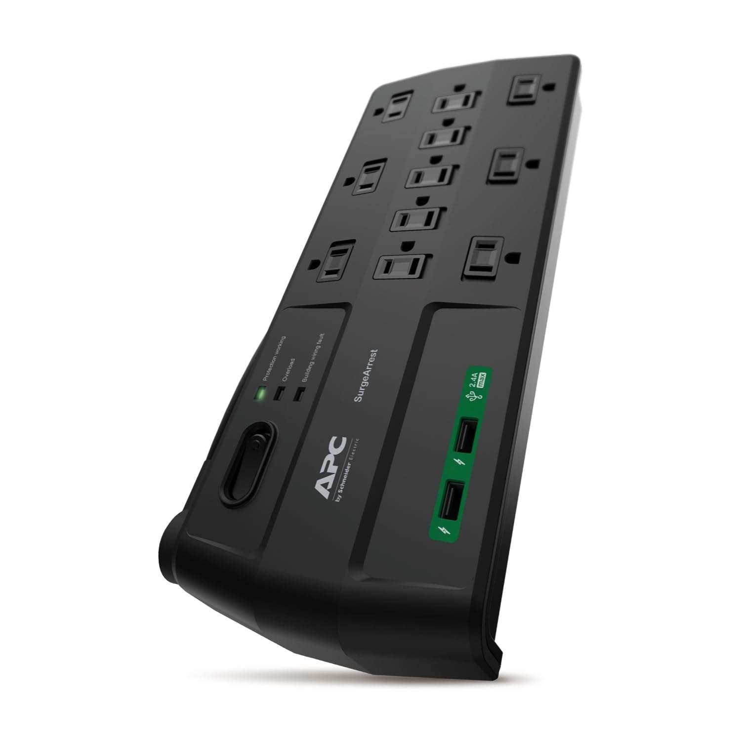 APC Surge Protectors with USB Charging: 8 & 11 Outlet Power Strips, 2630 & 2880 Joule Protection 5