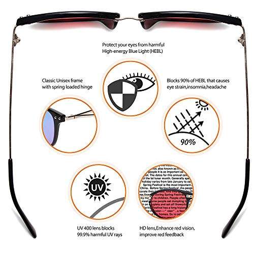 ONKE Color Blindness Glasses for Women/Color Blind Corrective Glasses for Red Blindness (Color Blind Glasses) 2